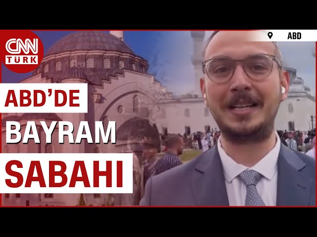 ABD'nin Dört Bir Yanından Müslümanlar Türk Camisine Akın Etti! Yunus Paksoy ABD'den Aktard