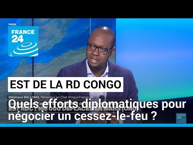 Combats dans l'est de la RD Congo : quels efforts diplomatiques pour négocier un cessez-le-feu 