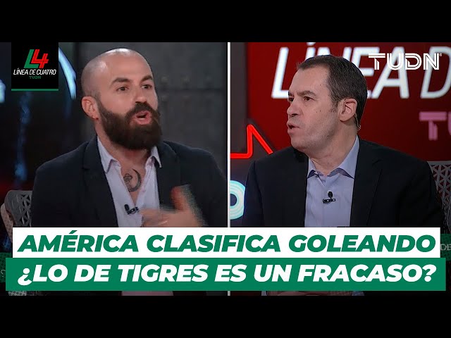 ¡FRACASOTE de Tigres!  América CLASIFICA con 9 GOLES | Resumen Línea de 4