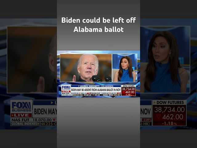 ⁣Biden in danger of getting the boot from one state’s 2024 election ballot #shorts