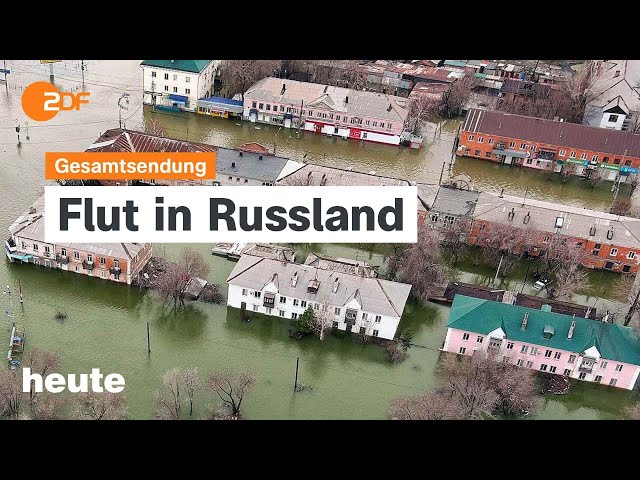 heute 19:00 Uhr vom 10.04.2024 Flut Russland,  EU-Asylreform, Ramadan-Ende in Gaza