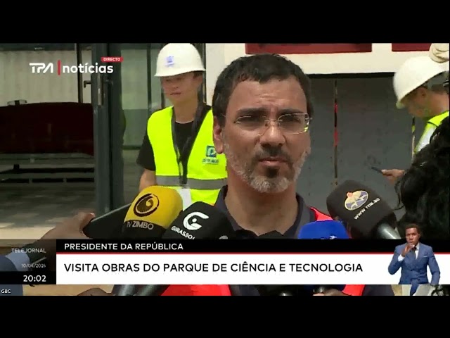 Parque de Ciência e Tecnologia de Luanda - Obras com 45% de execução física