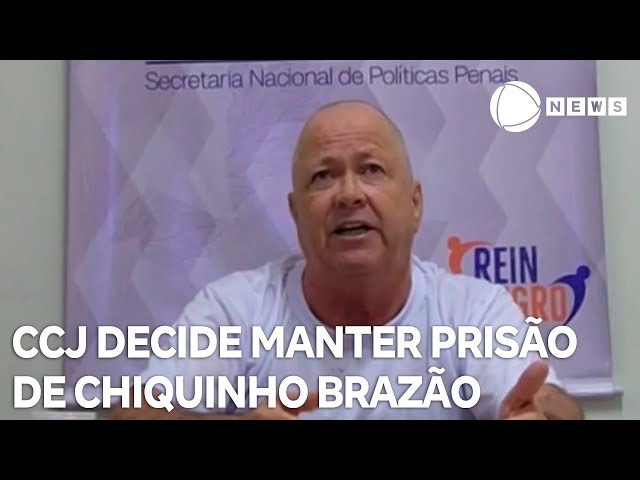 ⁣CCJ da Câmara aprova parecer para que deputado Chiquinho Brazão continue preso