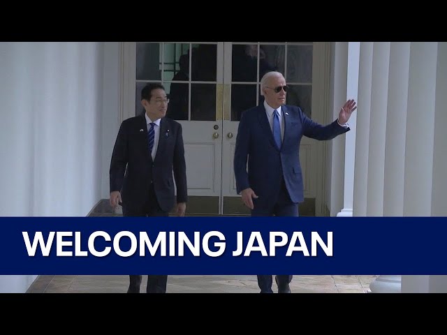 Biden welcomes Japan’s prime minister to Washington