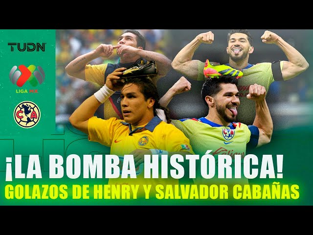 ¡Henry Martin vs Salvador Cabañas  MEGA GOLAZOS de HISTÓRICOS azulcremas  | TUDN