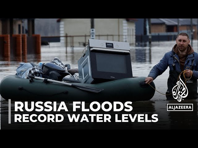 Russia floods: Record-high water levels in Orenburg persist