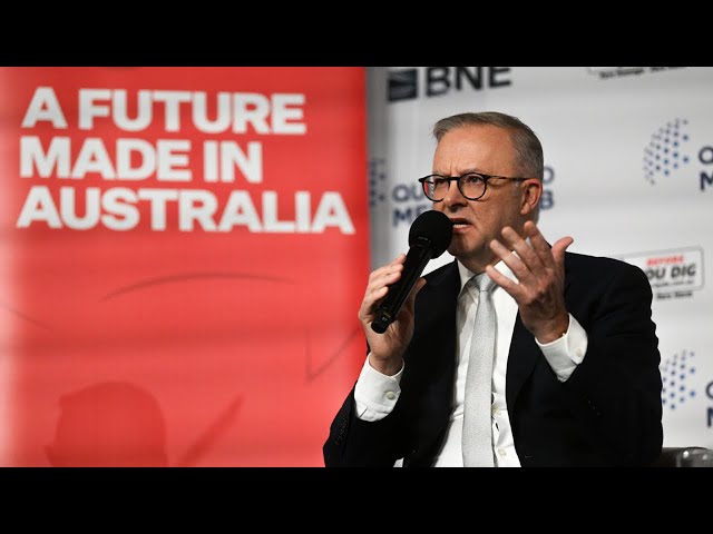 Anthony Albanese delivers speech encouraging development of Australia's economic strength