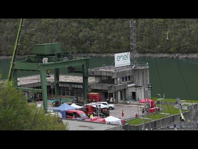 ⁣Explosión en la central hidroeléctrica en Italia, sigue la búsqueda de los cuatro desaparecidos