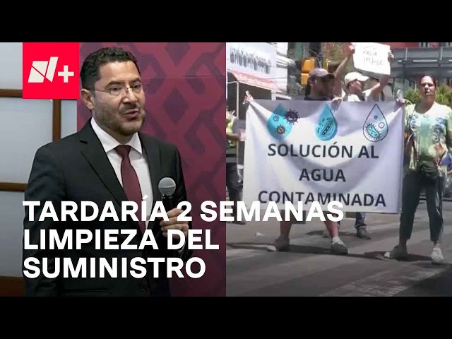 Gobierno de CDMX asegura que contaminación en agua desaparecerá paulatinamente - En Punto