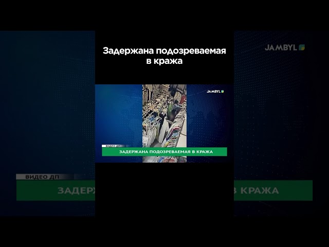 ⁣Задержана подозреваемая в кража #shortvideo #shorts #zhambyltv #жамбылтв #жамбыл #тараз #таразтв #kz