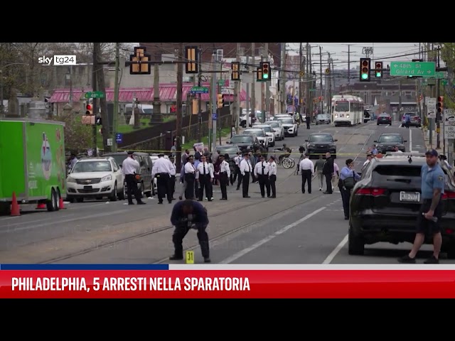 ⁣Philadelphia, 5 arresti nella sparatoria