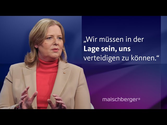 ⁣Ist die Demokratie in Gefahr? Bundestagspräsidentin Bärbel Bas im Gespräch | maischberger