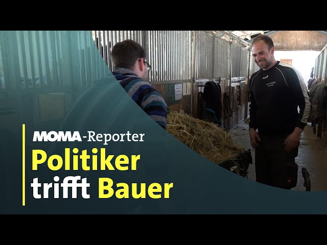 ⁣Nach den Protesten: Landwirt trifft Grünen-Politiker | ARD-Morgenmagazin