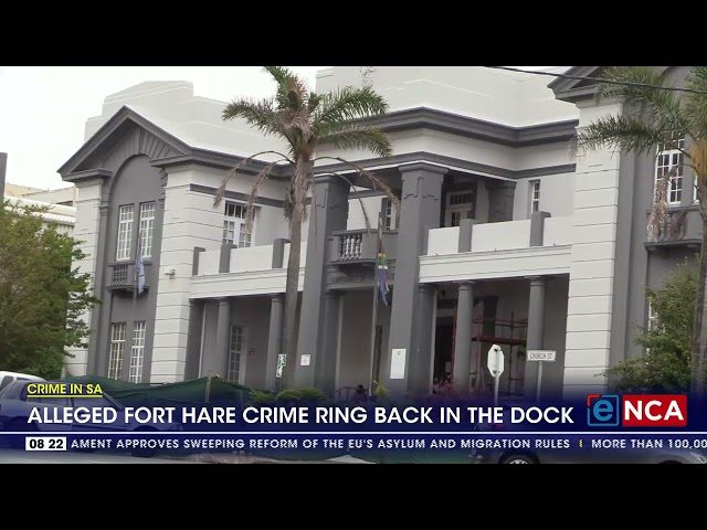 Alleged Fort Hare crime ring back in the dock