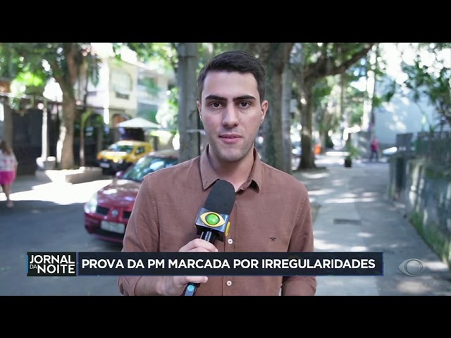 Prova da PM no RJ marcada por irregularidades