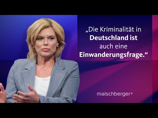 Julia Klöckner und Andreas Audretsch über die Wirtschafts- und Sozialpolitik der Ampel |maischberger