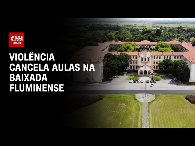 Violência cancela aulas na Baixada Fluminense | LIVE CNN