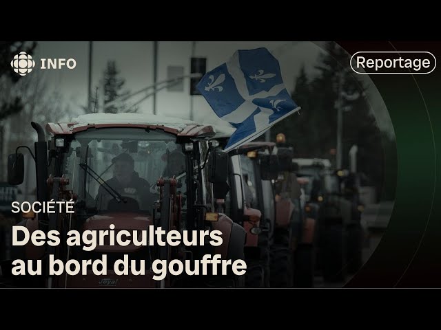 ⁣Colère et désespoir chez les agriculteurs québécois