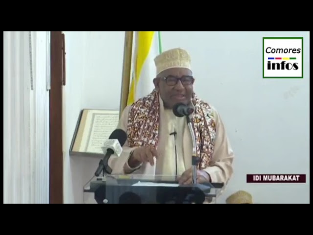 Fête de l’Eid El Fitr : Discours du président Azali à la mosquée Mitsoudjé