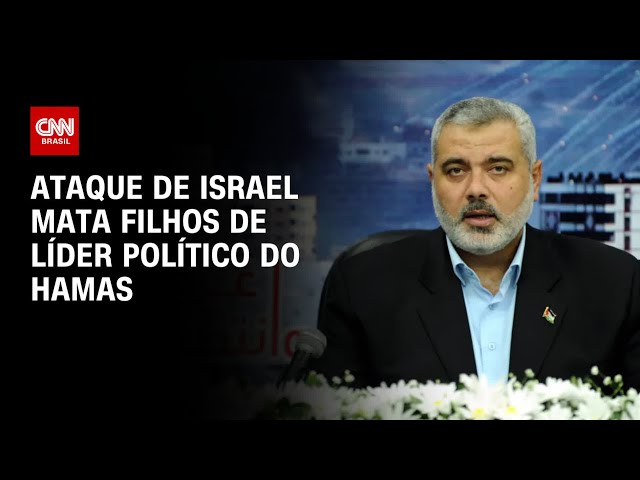 Ataque de Israel mata filhos de líder político do Hamas | LIVE CNN