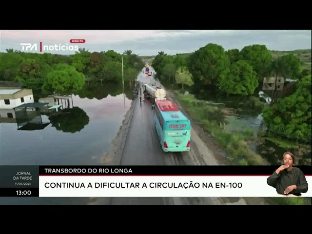 Transbordo do rio Longa  continua a dificultar a circulação na EN 100