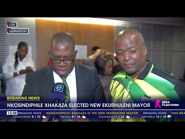 Nkosindiphile Xhakaza elected new Ekurhuleni Mayor