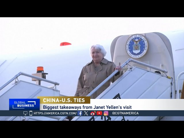 Global Business: Global Business: Takeaways from U.S. Treasury Secretary Yellen's Visit to Chin