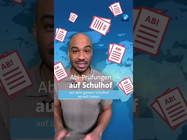 ⁣Schultresor aufgebrochen: Abiprüfungen in Niedersachsen unterbrochen. #abitur #tagesschau #shorts