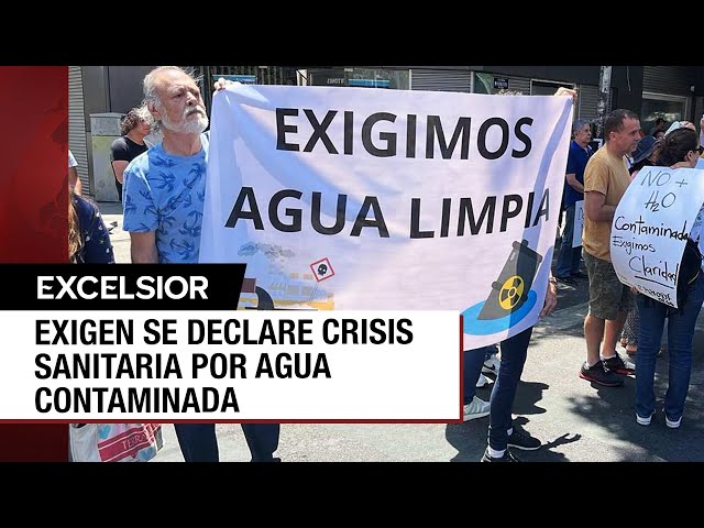 Crece el enojo de los vecinos de la Benito Juárez por el problema de agua contaminada