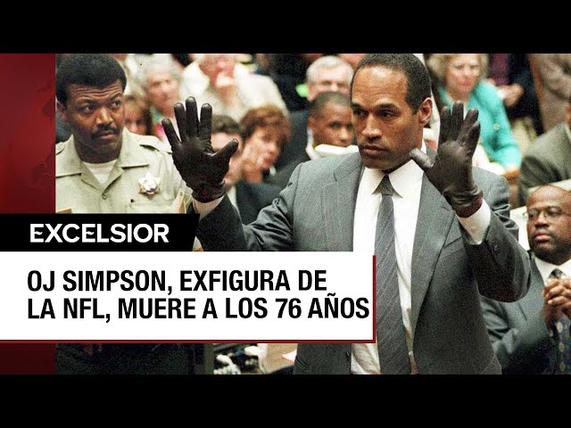 Fallece a los 76 años O.J. Simpson, exjugador de la NFL