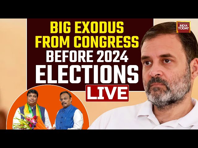 INDIA TODAY LIVE: Big Exodus From Congress Before 2024 Polls | Rohan Gupta Joins BJP | Congress News