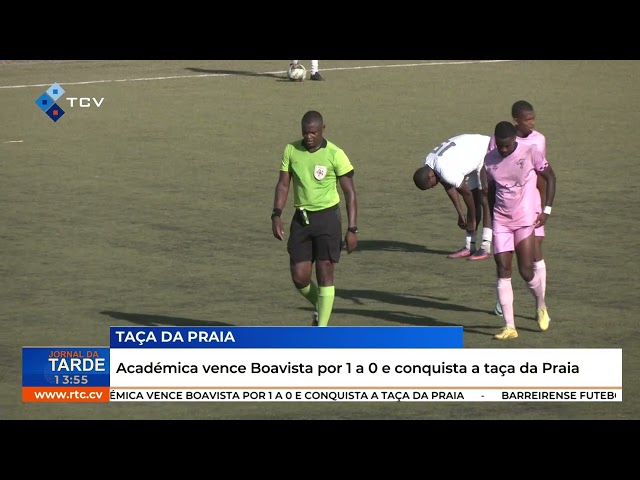 ⁣Futebol: Académica vence Boavista e conquista a Taça da Praia