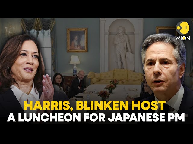 ⁣US news LIVE: Harris, Blinken host a luncheon for Japanese prime minister | WION LIVE