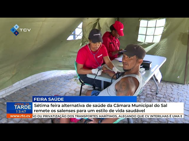 Feira alternativa de saúde da Câmara Municipal Sal remete salenses para um estilo de vida saudável