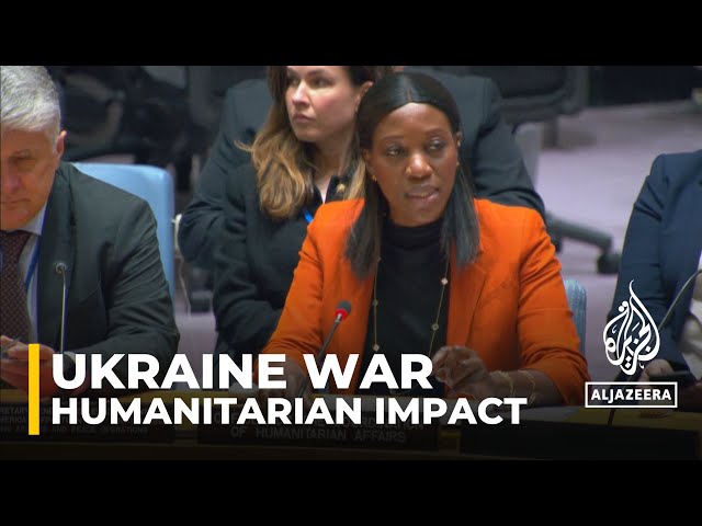 UN Security Council discusses the humanitarian impact of the war in Ukraine