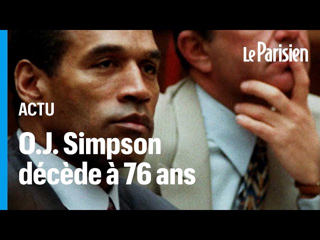 O.J. Simpson, ex-star du foot américain acquitté lors du « procès du siècle », est mort