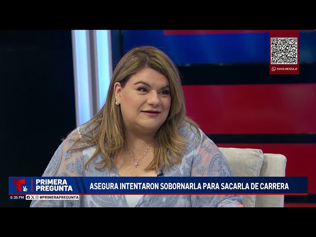 Primera Pregunta: Jenniffer González sobre alegado intento de soborno para que no corriera