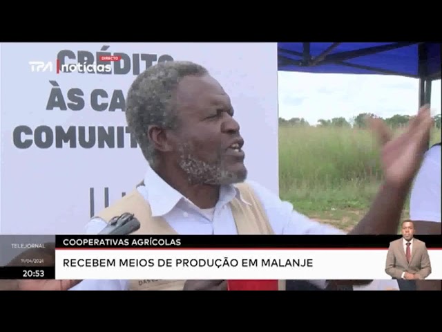 ⁣Cooperativas agrícolas recebem meios de produção em Malanje