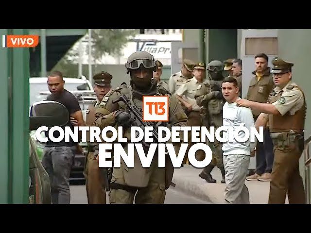 EN VIVO | Control de detención de imputados en homicidio de carabinero en Quinta Normal