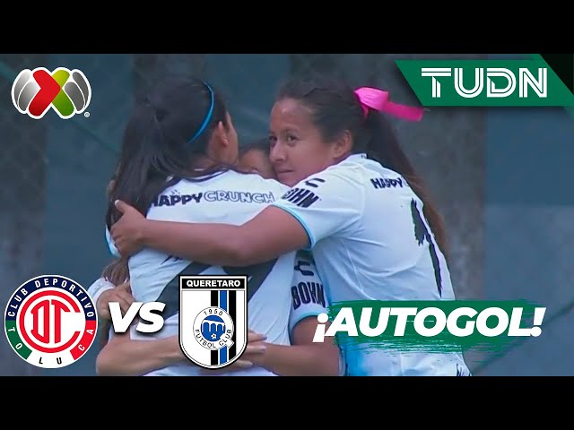 ¡Diana Guatemala la mete en su portería! | Toluca 0-1 Querétaro | Liga Mx Femenil-CL2024 J14 | TUDN