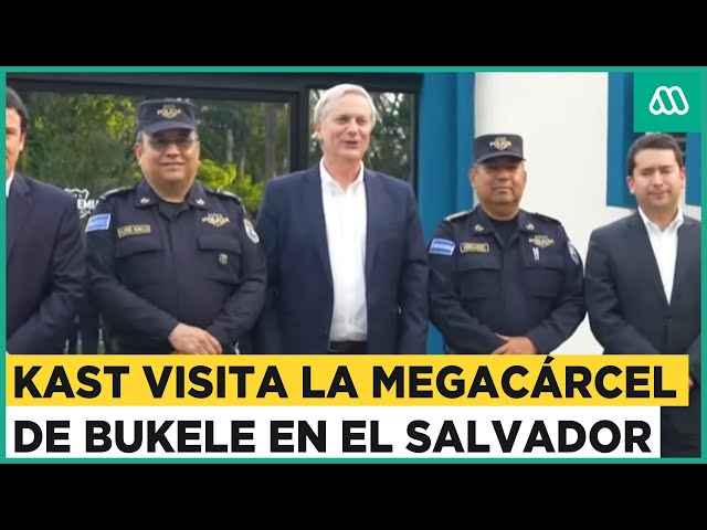 Kast visita la Megacárcel de Bukele: Partido Republicano busca ideas en materia de seguridad