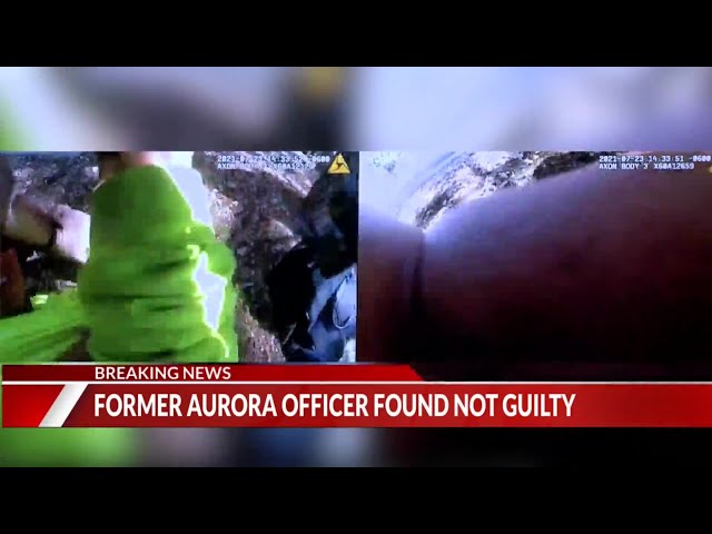 ⁣Ex-Aurora cop found not guilty in pistol-whipping case