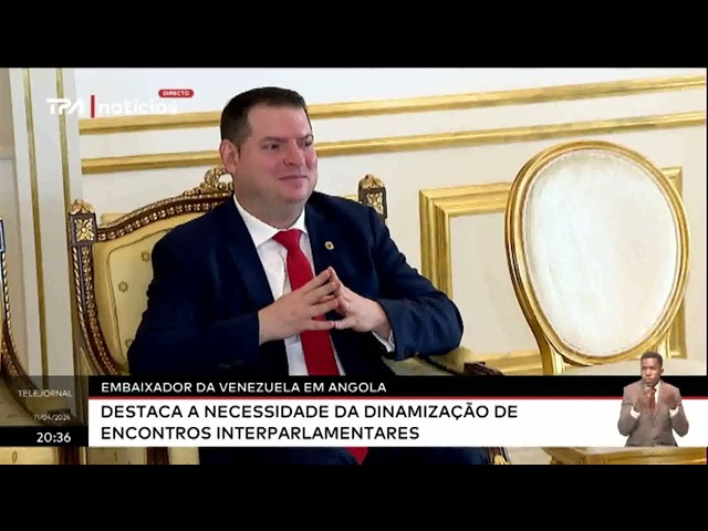 ⁣Embaixador da Venezuela em Angola destaca a necessidade da dinamização de encontros interparlamentar