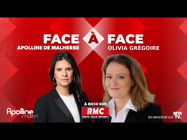  DIRECT - L'interview d'Olivia Grégoire, ministre déléguée des Entreprises, du Tourisme et