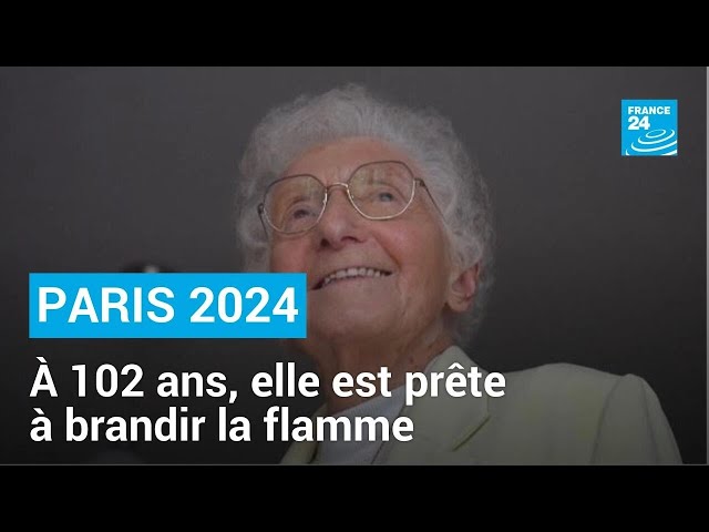 ⁣À 102 ans, l'ancienne résistante Mélanie Berger-Volle prête à brandir la flamme olympique