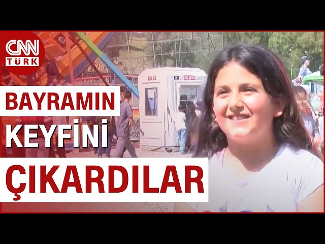 Depremzede Çocuklara Lunapark Sürprizi! | CNN TÜRK