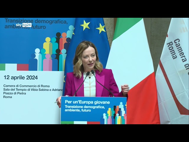 ⁣Meloni a Ue: la spesa per la natalità va considerata diversamente