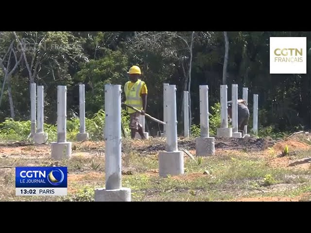 ⁣Des entreprises chinoises aident à la construction de centrales photovoltaïques au Suriname