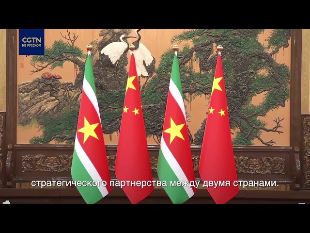 ⁣Китай и Республика Суринам готовы к дальнейшему сотрудничеству