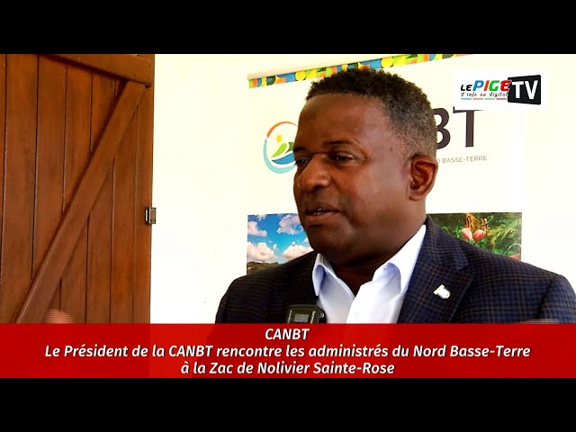 ⁣CANBT : Le Président de la CANBT rencontre les administrés du Nord Basse-Terre à Sainte-Rose